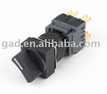 GA6-16HF-11X CNGAD square 16mm 3-position electrical selector switches