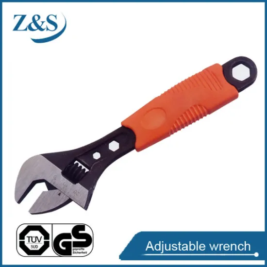Phosphorized adjustable wrench with hex and torx hole