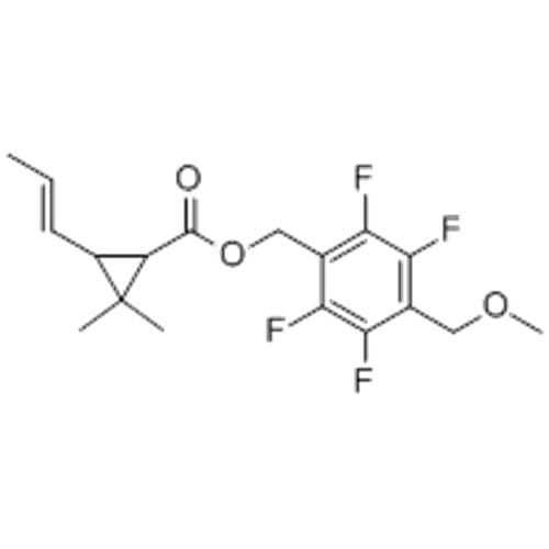 Ï¿½ido ciclopropanocarboxï¿½ico, ï¿½ter 2,2-dimetil-3- (1- propen-1-il) -, [2,3,5,6-tetrafluoro-4- (metoximetil) fenil] metï¿½ico CAS 240494-70-6