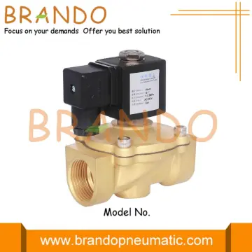 1 Inch Coal Gas Brass Solenoid Valve 24VDC