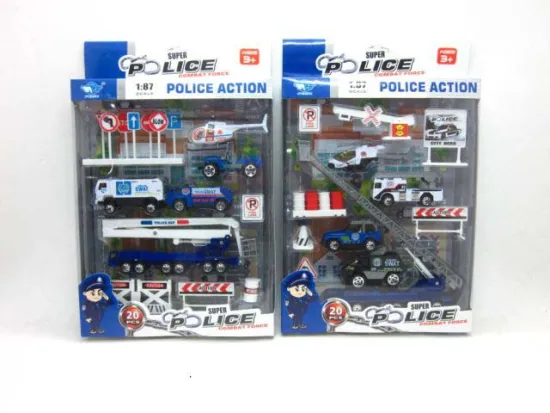 DIE CAST POLICE SET