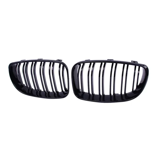Double Salt Glossy Black Car Front Grille Accessories for E87 M-Tech