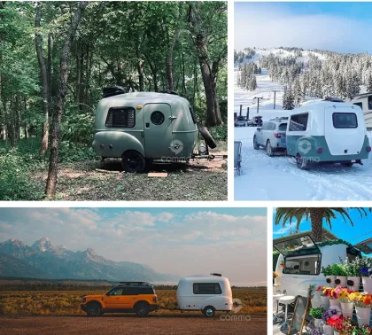 Movable travel trailers camper travel trailers