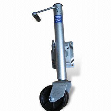 1, 500lbs Trailer Jack with Two Wheels and 25-inch Total Height, CE Certified (PB80019)