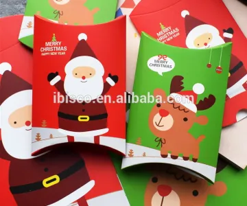 Custom Kraft Pillow Boxes / Kraft Gift Boxes with Logo Print for Gift /Soap /Cloth