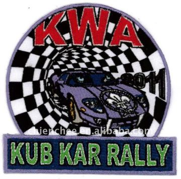 Embroidery Emblems - High Density Premium Custom Logos for Racing Car (Patch/Emblem/Badge/Label/Crest/Insignia)