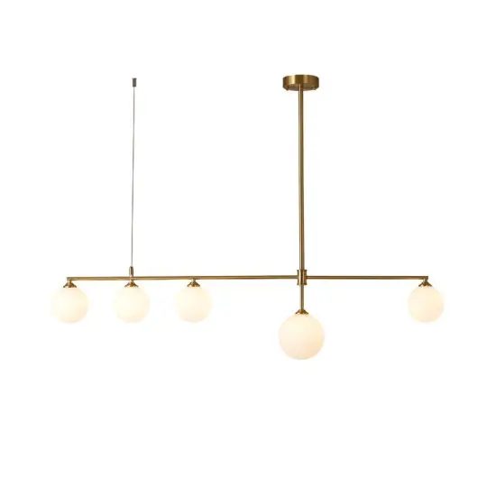 INSHINE Brass Suspended Drop Fixed Pendant Light