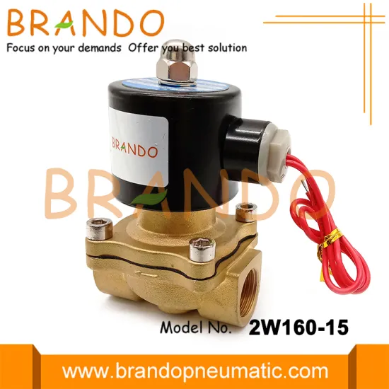 2W160-15 1/2'' NC Diaphragm Brass Solenoid Valve