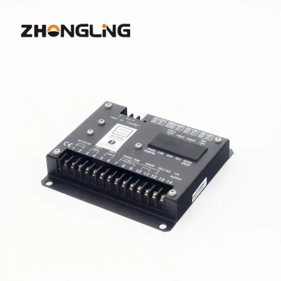 Electronic Governor Controller and Actuator for S6700H Generator Speed Control System