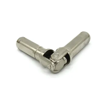 China Manufacturing Precision Machined Stainless Steel Custom Double Cardan Joints for Curtains