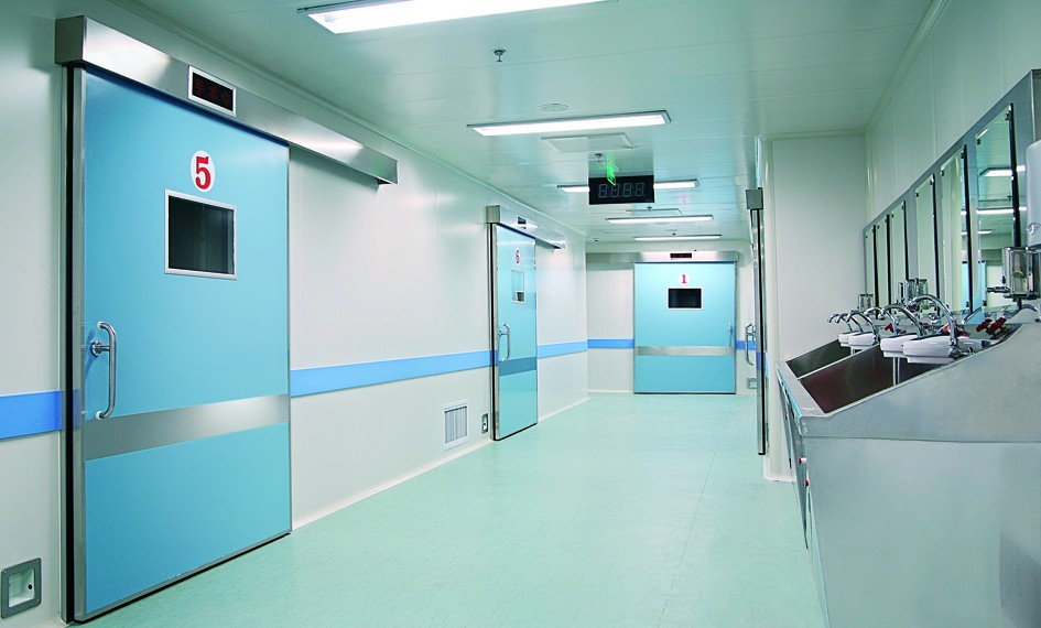 Automatic airtight hospital door