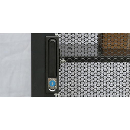 Black Network Cabinet Mesh Door