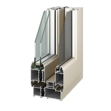 Customized Modern Security Antitheft Window Net Balcony Thermal Break Aluminum Sliding Doors
