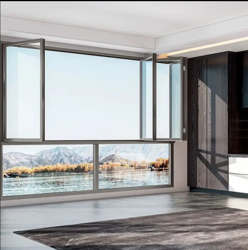 Aluminum Bi-Folding Windows