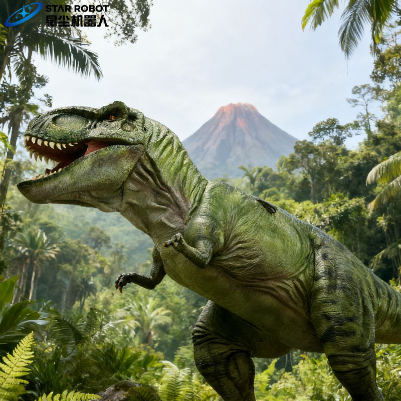 jurassic park tyrannosaurus rex animatronic
