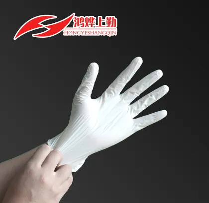 Disposable Clear vinyl type design own brand gloves