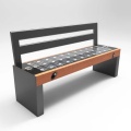 Cast aluminum park bench