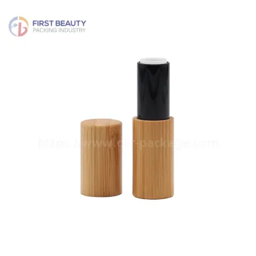Empty Bamboo Lipstick Tube