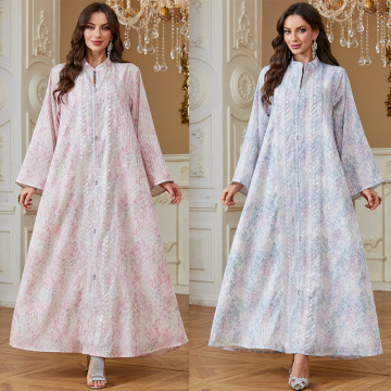 Dharka Fashionka Abaya Jalabiya ee Haweenka Muslimka ah