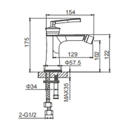 Bidet faucet