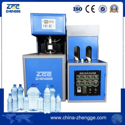 Semi Automatic Rotational Plastic Blow Molding Machine / 5L Bottle Blowing Machine