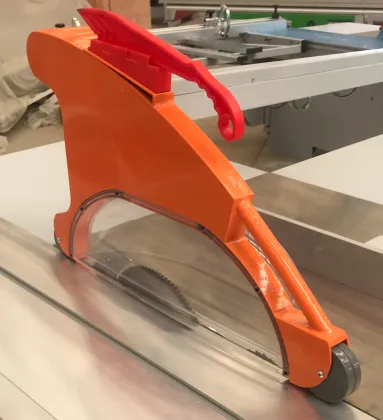 Woodworking Machine Panel Saw Dust Collection Hood - Optional Color