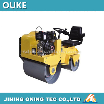 2015 Hot Selling walking type ride on road roller for sale