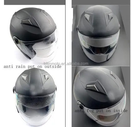 Nano Universal Motorcycle Helmet Patch Clear Rainproof Film - Anti-Fog for K3 K4 AX8 LS2 HJC MT Helmets