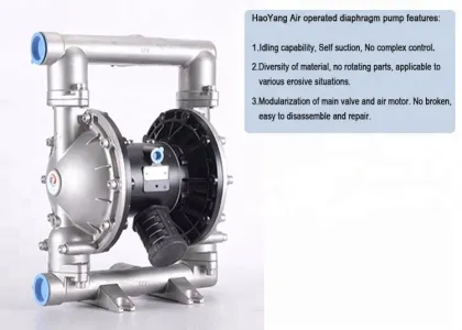 Zero Leak Air Operated Reciprocating Buna-n Diaphragm Pump