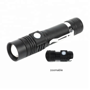 Lange balk 350lms Li-battery Focuss Power Pocket Hand Micro USB oplaadbare fakkel: de ultieme verlichtingsoplossing