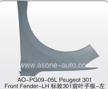 AsOne Front Fender For Peugeot 301 OEM=9801840580