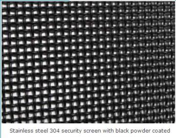 304SS Security Screen Keeps Thief and Insect out