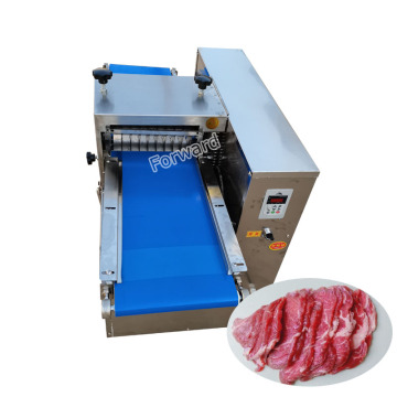 Professional Automatic 40cm Belt-Driven Horizontal Portion Slicer for Beef Skirt Steak, Bacon, and More