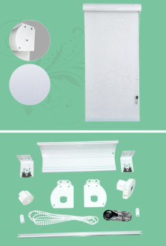 Arc berbentuk lenturan roller shades