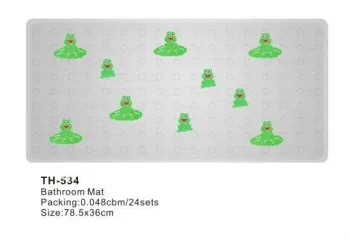 pvc bathroom mat