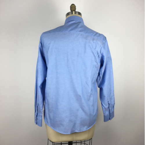 sky Blue long sleeve breathable Brushed shirt