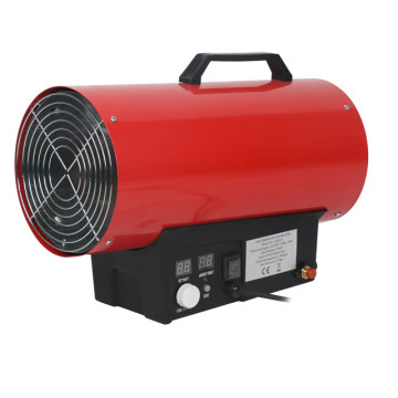 15kW Industrial Fan Heater with 51,200 BTU LPG Gas Space Air Heating Solution
