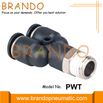 1/8'' 1/4'' PWT Male Y Pneumatic Hose Fittings
