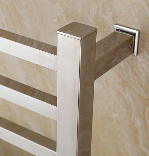 Stainless Steel Square Tube Towel Warmer Rack faucet 4