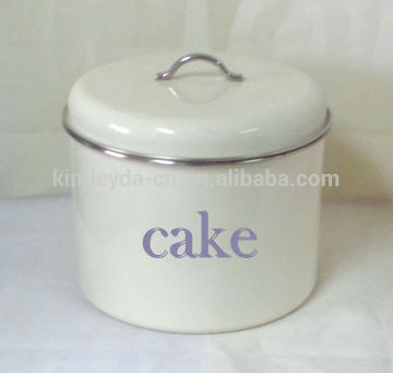 cake storage box storage container metal storage tin