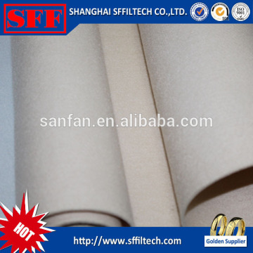 PPS air conditioning filter media for dust collection bag