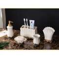 Bathroom luxury design hotel home decoration ceramic bathroom accessory set