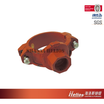 China Ductile cast iron Clay Sand Casting grooved fittings