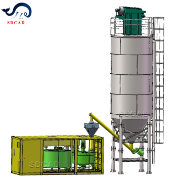 SDCAD 100m3/h Jet Grout Plant: Customized Water, Bentonite, and Cement Mixing System