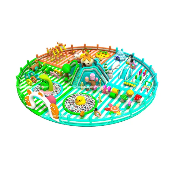 China Inflatable Factory: Huge Kids and Adults Obstacle Course Theme Park