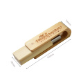 Swiss Rotating Wooden USB Flash Drive