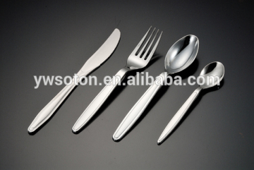 5.5g Silver Coated Plastic Cutlery Set Party Weeding Disposable Flatware Set
