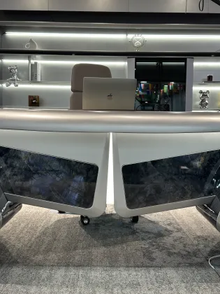 Science Fiction Aircraft modeling office desk