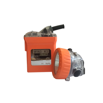 Explosion proof head lamp with laser
