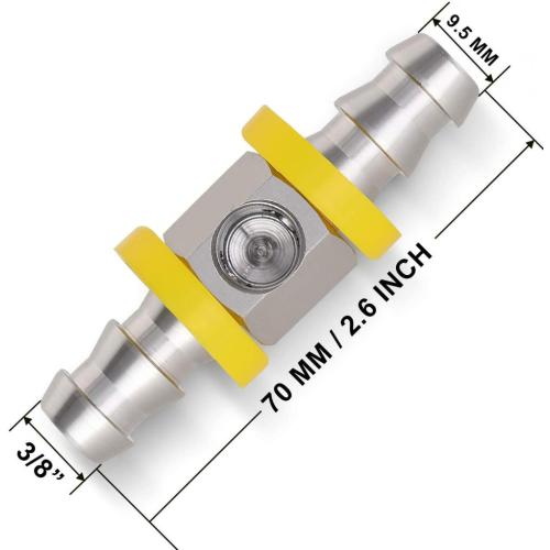 Adaptador de junta en T del sensor del medidor de presión de combustible de la línea de combustible